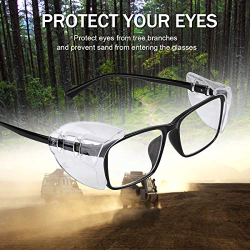 10 Pairs Side Shields For Prescription Glasses, Safety Glasses Side
