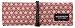 Saki P-661 Roll Pen Case with Traditional Japanese Fabric - Dark Red