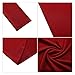 MISSKY Long Sleeve Loose Mini Casual T-Shirt Dress (WineRed,M