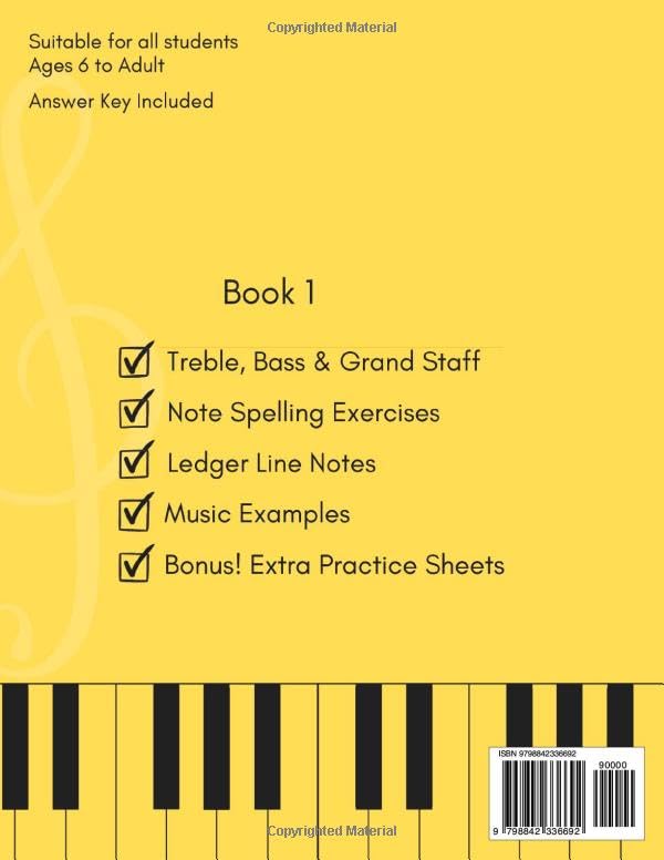 Mua Music Note Speller | Introductory Workbook for Beginning Music ...