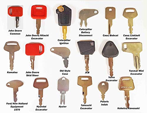 Keyman 35 Keys Heavy Equipment Construction Ignition Key Set