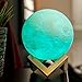 Moon Light - 3D Print LED 16 Colors RGB Moon Lapm - Moon Shade - Night Light with Remote & Touch Control with USB Charging - Moon Decor - Lunar Night Light with Wooden Mount - Moon Gift 5.9 in