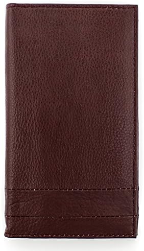 Long Leather Bifold Wallet card case|Cheque Book Holder|Holiday Christmas gift