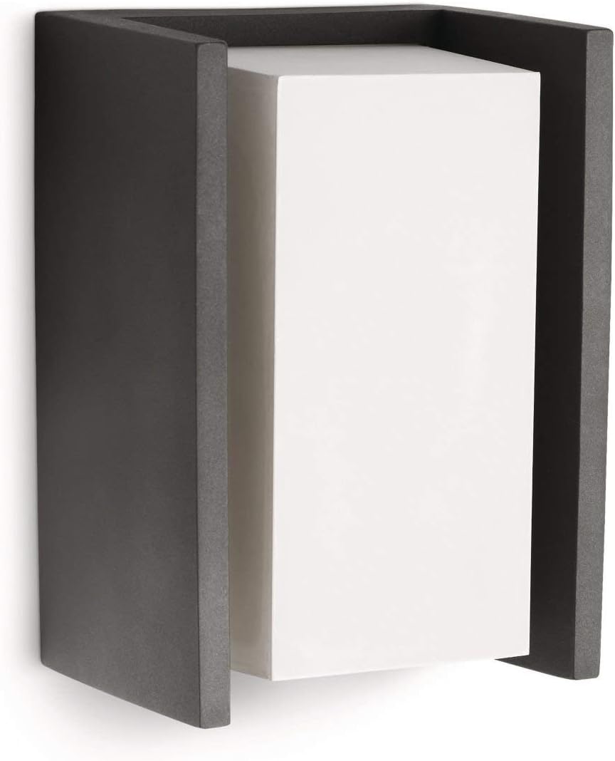 Philips myGarden Wandleuchte Bridge, 15W energiesparend, Höhe 21 cm, anthrazit, 163519316