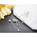 MSECVOI 925 Sterling Silver Leaves Wrap Earrings Crawler for Women Dainty Flowers Threader Tassel Chain