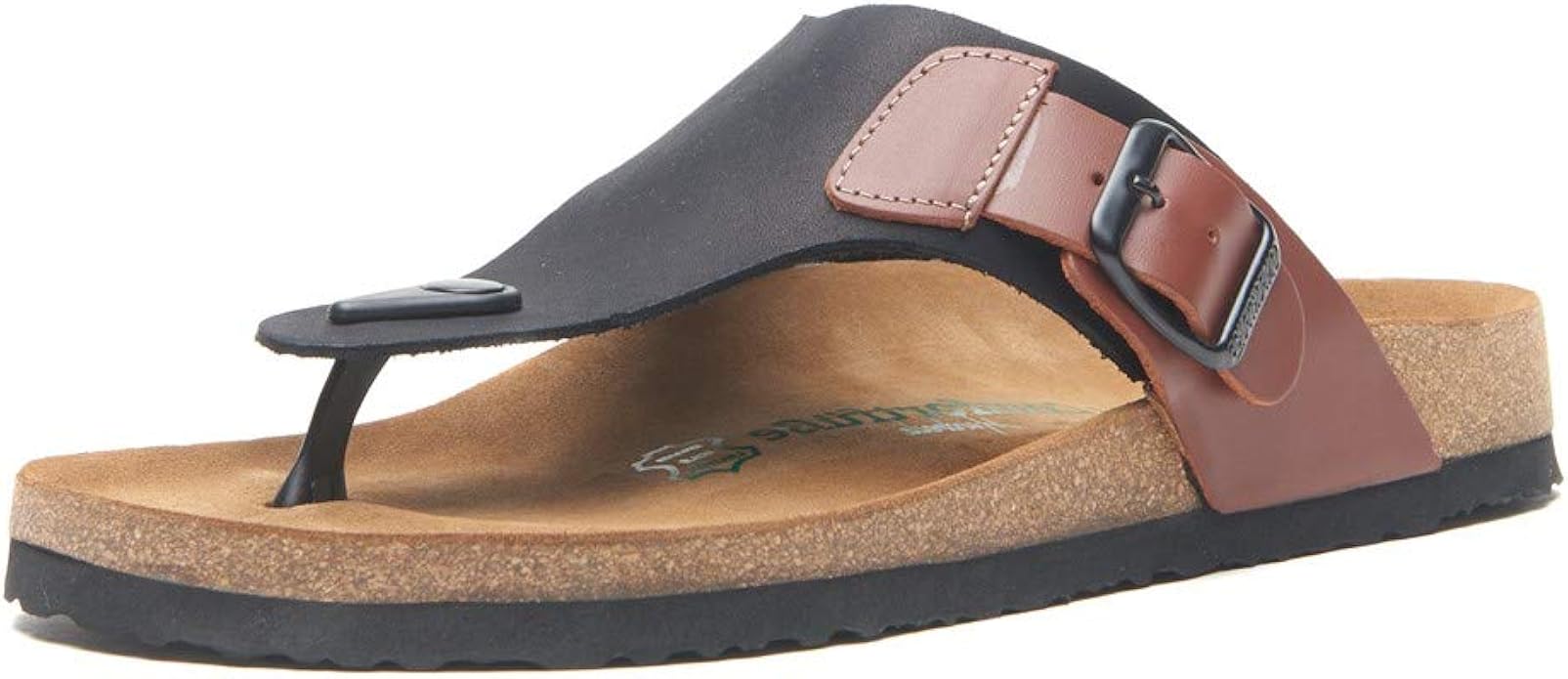 Amazon.com | COMFORTFÃSSE Aksel Nubuck Leather Arch Support Sandals for Men | Sandals