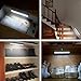Motion Sensor Rechargeable 10 Bright LED Night Light Bar with USB Cable, SATU BROWN Stick-on Anywhere 3 Modes Portable Lamp with Magnetic Strip for Under Cabinet Closet Cupboard Porch Wardrobe