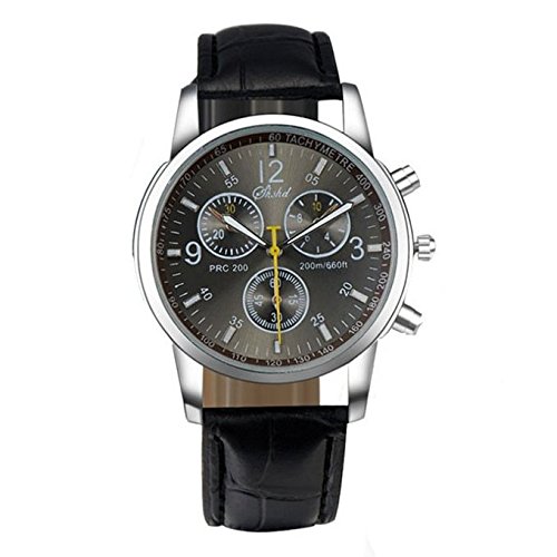 Nykkola luxury fashion crocodile faux leather men"s analog w…