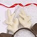 Reindeer Antler Hair Hoop Christmas Kids Headband Headwear for Children Christmas Costume Party Birthday or Xmas Thanksgiving Day Gift (Milk White)