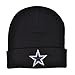 Dallas Cowboys NFL Mens Basic Cuff Knit Hat, Black, OSFA