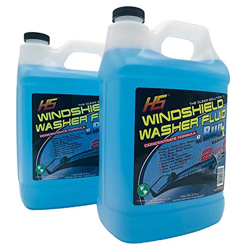 HS 29.606 Bug Wash Windshield Washer Fluid, 1 Gal (3.78 L) Pack 2