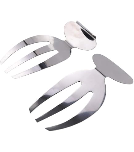 Wooden Salad Tongs TRA-Engraved Bamboo Salad & Pasta Hands Spoon Set U2013 'Tossing Spells & Serving Blessings' Carved Designs U2013 Gift-Themed Serving Set For Kitchen Witch