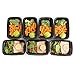 Meal Prep Haven Stackable Food Containers with Lids, Set of 7
