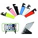 Geekercity 6Pcs Universal Colorful Portable Foldable V Model Mobile Phone Desktop Stand Mount Holder Stander Cradle Compatible with Smartphones Tablet PC