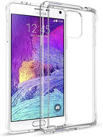 Casbay Samsung Galaxy Note4 Clear Phone Case Clear Crystal Rubber Plating TPU Soft Phone Case Shell Cover for Samsung Galaxy Note4