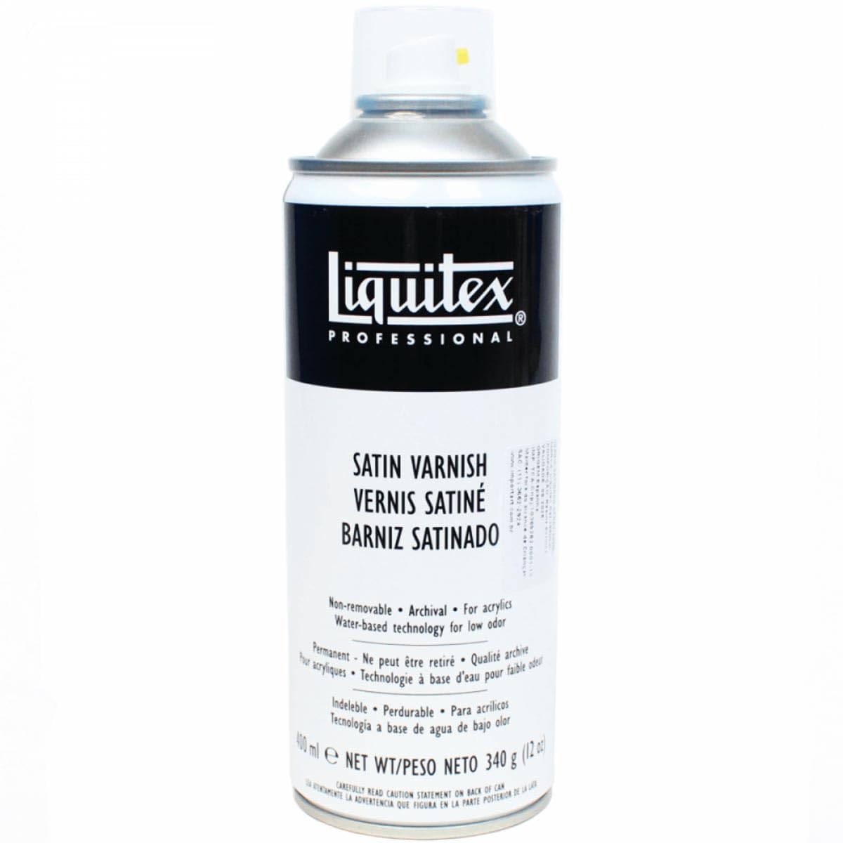 Liquitex Professional Satin Spray Varnish, 400 ml,Gray