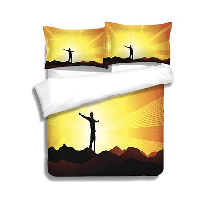 Amazon Com Mtsjtliangwan Family Bed Spirituality 3 Piece