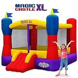 Blast Zone Magic Castle XL10 - Inflatable Bouncer with Blower - Premium Quality - Large - Holds 5 Kids - Fast Setup