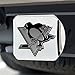 FANMATS 15152 Pittsburgh Penguins Chrome Metal Hitch Cover with Chrome Metal 3D Emblem