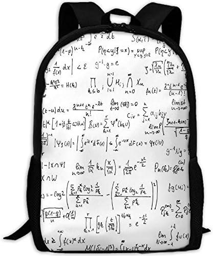 HWRECXVERW Math(6635) Fashion College Backpack For Travel, Business, Laptop &amp; School.