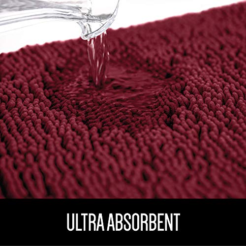 Gorilla Grip Original Luxury Chenille Bath Rug Mat, 42x24, Extra Soft