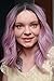 SAPPHIREWIGS Short Dark Ombre Pink Purple Curly Water Wave Fashion Blogger Daily Makeup Synthetic Lace Front Party Wig