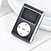 Sannysis Mini USB Clip MP3 Player LCD Screen Support 32GB Micro SD TF Card (Black)