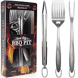 Heavy Duty BBQ Grilling Tools Set - Professional Grade 18