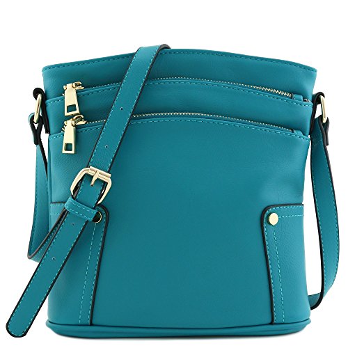 Triple Zip Pocket Medium Crossbody Bag Buy Online in UAE. Shoes Products in the UAE See