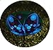 Gifted Living Butterfly and Flowers Glow in The Dark Garden Stake Birdbath