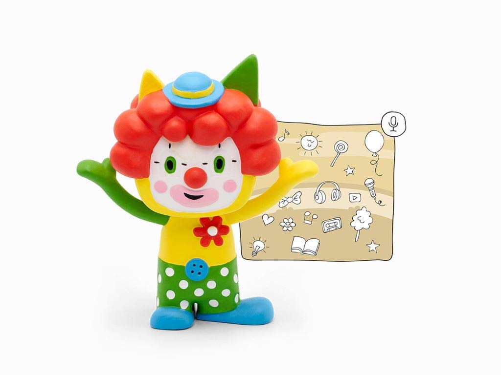 tonies Audio Character for Toniebox, Creative Clown, Figurine with Space for up to 90 Minutes of Customisable Content for Children, for Use with Toniebox Music Player (Sold Separately)