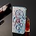 JanCalm S9 Wallet Case, Galaxy S9 Case, [Kickstand][Card/Cash Slots] [Wrist Strap] [3D Painted Dream Catcher Pattern] Premium PU Leather Fold Flip Pouch Cover + Crystal Pen