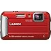 Panasonic DMC-TS30R LUMIX Active Lifestyle Tough Camera (Red) and Case Bundle