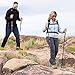 Alpine Summit Trekking Poles - 2-pc Pack Adjustable Hiking or Walking Sticks - Strong, Lightweight Aluminum 7075 - Quick Adjust Flip-Lock - Cork Grip, Padded Strap