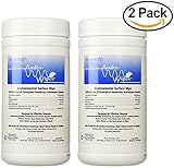 2 Pack Bonus Bundle! Audiowipes Disinfectant Towelettes - Large Canister (160 Wipes Per Canister)