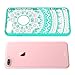 iPhone 7 Plus [5.5''] Case - Anwish Mint Mandala Totem Series Hybrid Protective Case with Soft TPU Bumper +Hard Back Cover [Scratch Resistant] Cover Case for iPhone 7 Plus