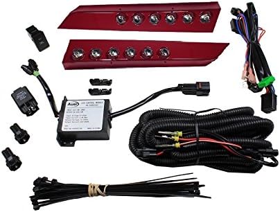 Auer Automotive TTA-712-03 Barcelona Red Metallic LED Daytime Running Light