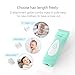 Brillante Baby Hair Clipper, Ultra Quiet & Safe Ceramic Blade, IPX7 Waterproof Professional Infant & Child Hair Cutting Kit, USB Chargeable Electric Cordless Hair Trimmer for Baby Infant Kids Children