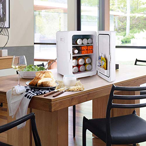 Nictemaw Mini Fridge, 20L Mini Refrigerator Large Capacity Compact