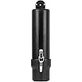 MOTO4U Motorcycle Off-Road Universal Tool Tube Waterproof Storage Canister Tool Repair Box Document Holder Black with Anti-theft lock Ring Small 80MM