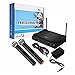 ELEGIANT VHF Wireless Microphone System with 2 Handheld Mics, Dual Channel Karaoke Singing Machine Portable Professional Home KTV Set