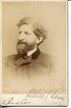 Unknown Baker S Art Gallery Columbus Ohio Signed Autograph Cdv