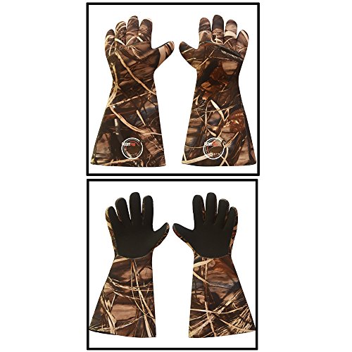 DecoyPro Decoy Gloves Elbow Length Duck Hunting Camo Gloves