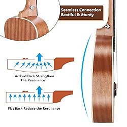 Ranch Left handed Concert Ukulele 23 inch