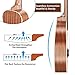 Ranch Left handed Concert Ukulele 23 inch Professional Wooden ukelele Instrument with Padded Ukele Gig Bag