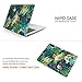 iDOO Soft Touch Hard Plastic Matte Case for MacBook Air 13 inch Model A1369 and A1466 - Tropical Palm Leaves