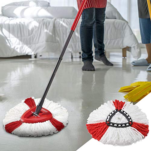 3 stuks vervangende wismop voor Vileda O-Cedro microvezel, navulverpakking voor Spin Mop 360 draaibaar - Afbeelding 5