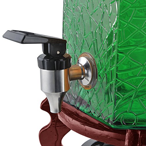 Lyty 304 Stainless Steel Beverage Dispenser Spigot/Faucet/Tap (Polished Finish, Press and Hold Spring Valve Valve) Fits 5/8" or 16mm opening