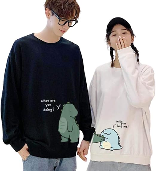 Amazon ペアルック カップル パーカー 裏起毛無し カップル お揃い トレーナー メンズ 長袖 レディース ゆったり 大きいサイズ 男女兼用 ユニセックス M L Ll 3l 白 黒 アウトドア メンズ 通販