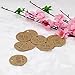G2PLUS for You Tag, 100PCS Kraft Paper Gift Tags with String, 2'' Round Present Name Tag, Wedding Favors Tags for Art & Craft, Gift Wrapping, Valentines, Thanksgiving